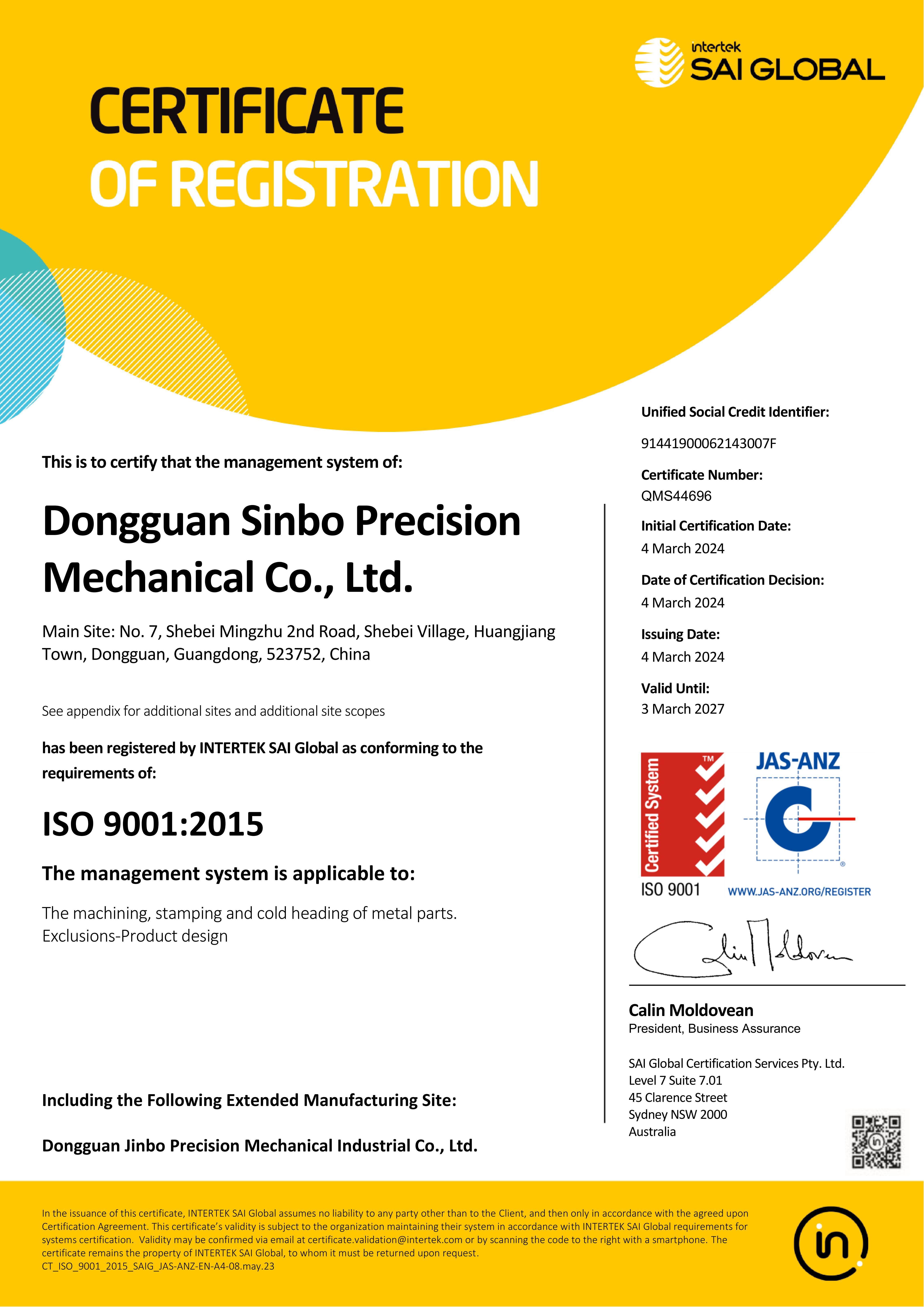 ISO 9001:2015